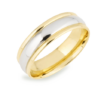 Katrina Two Toned Wedding Ring