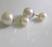 Double pearl Dangling earrings
